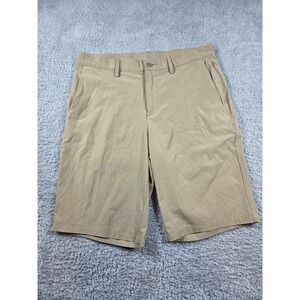Old Navy Active StretchTech Shorts 34 Tall Khaki Mens Performance Chino Tan